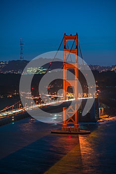 Golden Gate Bridge Twilight,San Francisco