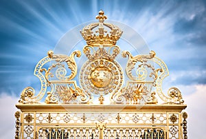 Golden gate Chateau Versailles.