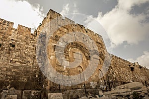 The Golden Gate, Jerusalem, Israel photo