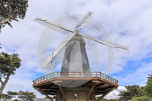 Murphy Windmill South Windmill in the Golden Gate Park in San Francisco, California, USA.