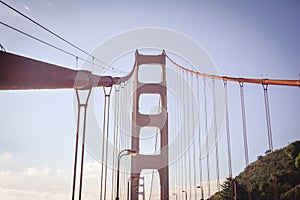 Golden Gate Suspension Bridge San Francisco CA
