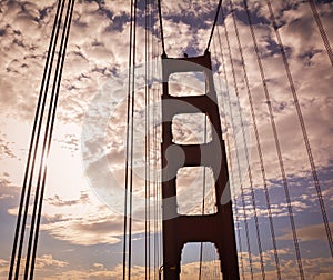 Golden Gate Suspension Bridge San Francisco CA