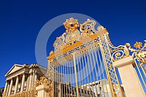 Golden gate of Versailles Palace