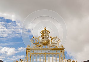 Golden gate of Versailles Palace