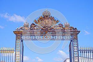 Golden Gate of Versailles Palace France