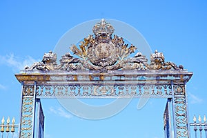 Golden Gate of Versailles Palace France