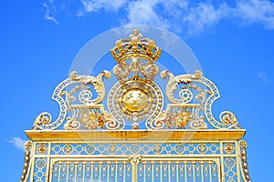 Golden Gate of Versailles Palace France