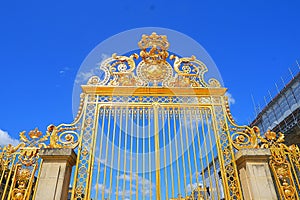 Golden Gate of Versailles Palace France