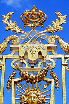 Golden Gate of Versailles Palace France