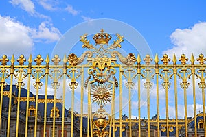 Golden Gate of Versailles Palace France