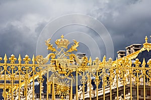 Golden gates with the crown symbol