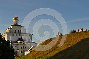 Golden Gates and Kozlov rampart in Vladimir, Russia photo