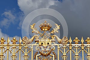 Golden gates at Versailles