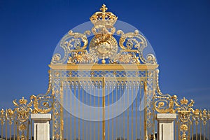 Golden Gates in Versailles. France
