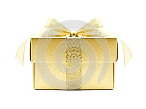Golden gift box