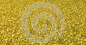 Golden glitter dust background for festival, party, event. Gold glamur texture Loop 4k animation.