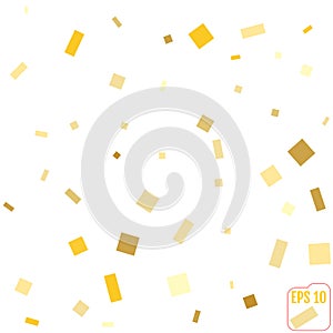 Golden glitter frame background. vector illustration