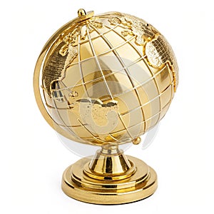 Golden Global Network Sphere photo