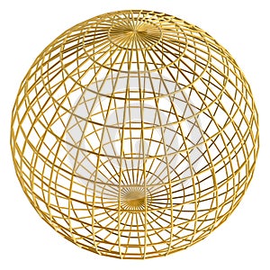 Golden globe frame ball