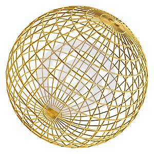 Golden globe frame ball