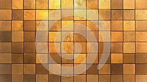 Golden Gradient Abstract Texture with Scratched Tile Pattern for Luxury Backdrop or Wallpaper Banner