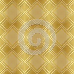 Golden  gradient as seamless pattern as imitation metal foil...3D background for printing on wrapping paper. Gold paper for packag