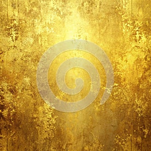Golden Grunge Texture Background