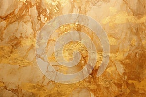 Golden grunge texture. Old textured wall painted with gold color. Yellow glitter background