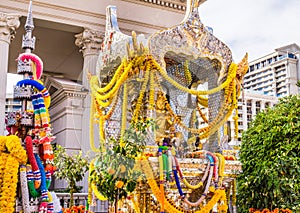 Golden Hindu shrine
