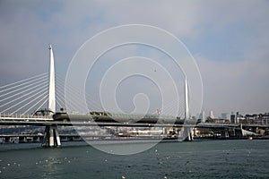 The Golden Horn Metro Bridge, Istanbul, Turkey