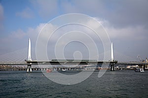 The Golden Horn Metro Bridge, Istanbul, Turkey