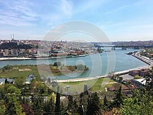 Golden Horn from Pierre Loti Hill