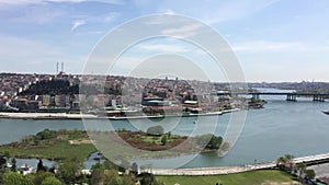 Golden Horn view from The Pierre Loti Hill