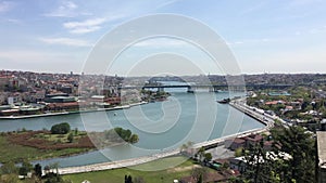 Golden Horn view from The Pierre Loti Hill