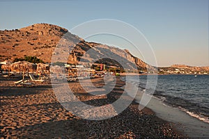 Golden Hour Beach in Rhodes