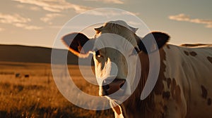 Golden Hour Cow: National Geographic\'s Agfa Vista Shot