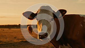 Golden Hour Cow: National Geographic\'s Agfa Vista Shot