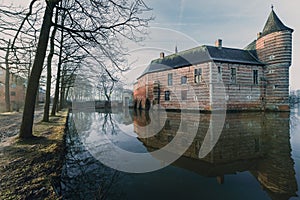 Golden hour image of Castle Horst Holsbeek