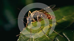 Golden Hour Mosquito: National Geographic\'s Agfa Vista Shot