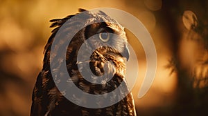 Golden Hour Owl: National Geographic\'s Stunning Shot On Agfa Vista