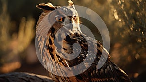 Golden Hour Owl: National Geographic\'s Stunning Shot On Agfa Vista