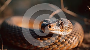 Golden Hour Snake: National Geographic\'s Agfa Vista Shot