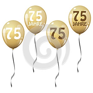 golden jubilee balloons