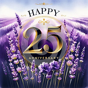 Golden Jubilee in Lavender Fields 25th Anniversary