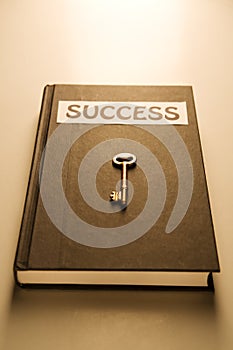 Golden key and success book