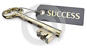 The golden Key to Success.