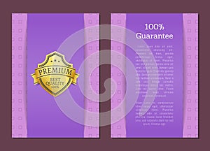Golden Label Quality Premium Brand. 100 Guarantee