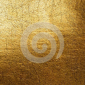 Golden leather background