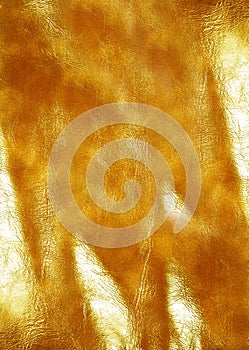 Golden leather texture