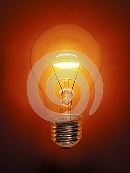 Golden Light Bulb Electric